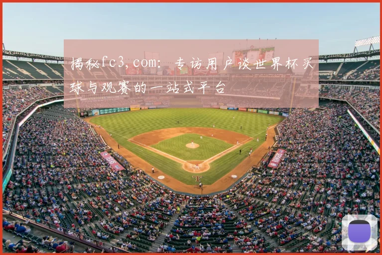 揭秘fc3,com：专访用户谈世界杯买球与观赛的一站式平台